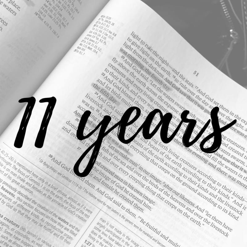 11 Years as a Christian